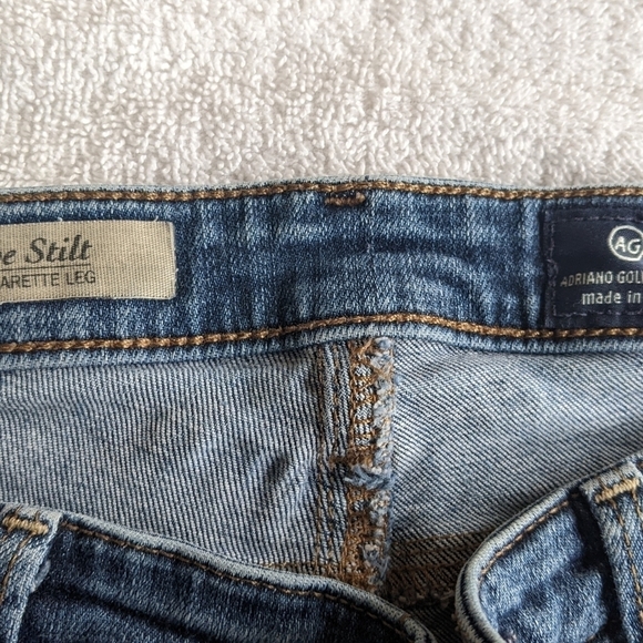 AG Ankle Slit Skinny Jeans 27R - Picture 9 of 10